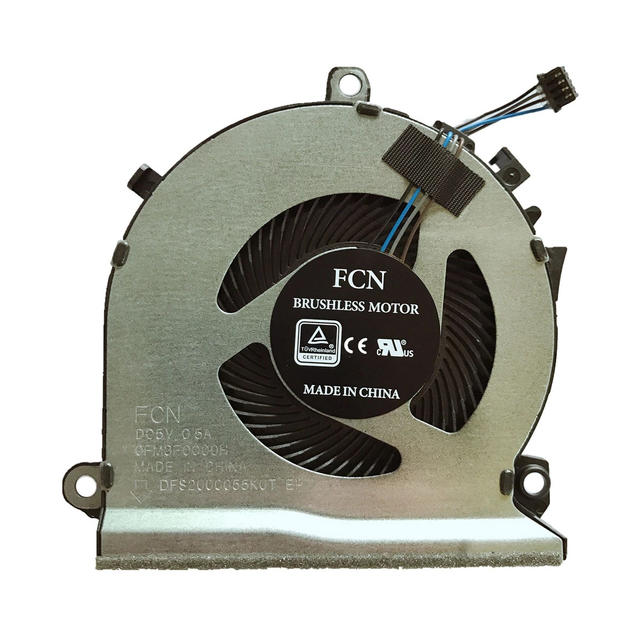 Para HP Pavilion Gaming 5 15-EC L77560-001 15-EC0016AX 15-EC0075AX SERIE DE LAPTOP CPU Ventilador de enfriamiento