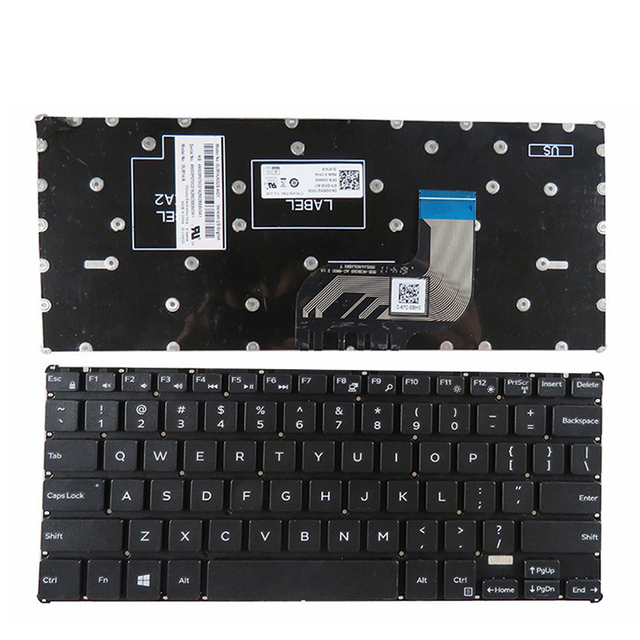 Nuevo teclado para computadora portátil de EE. UU. Para Dell Inspiron Series 11 3162 Diseño de teclado en inglés