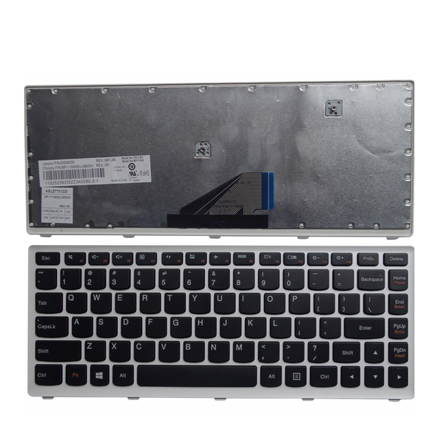 Nuevo teclado para computadora portátil de EE. UU. Para Lenovo IdeaPad U310 Teclado de EE. UU.
