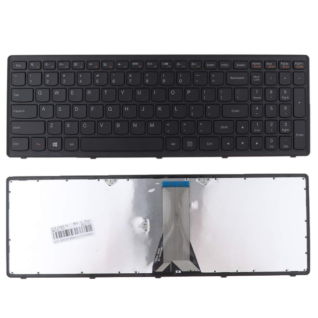 Nuevo teclado de computadora portátil de EE. UU. Para Lenovo IdeaPad G500S