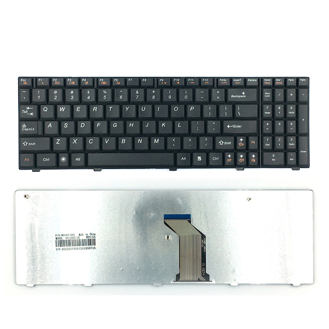 Reemplazo del teclado del ordenador portátil con diseño de EE. UU. Para Lenovo IdeaPad G560, teclado para portátiles, nuevo