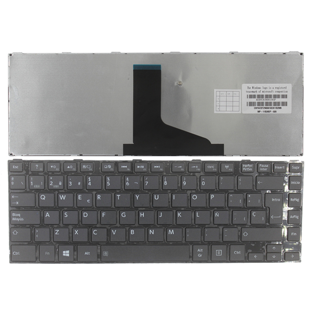 Nuevo teclado español para portátil Toshiba L800 L800D L805 L830 L835 L840 L845 P840 P845 C800 C840 C845 M800 M805 SP teclado