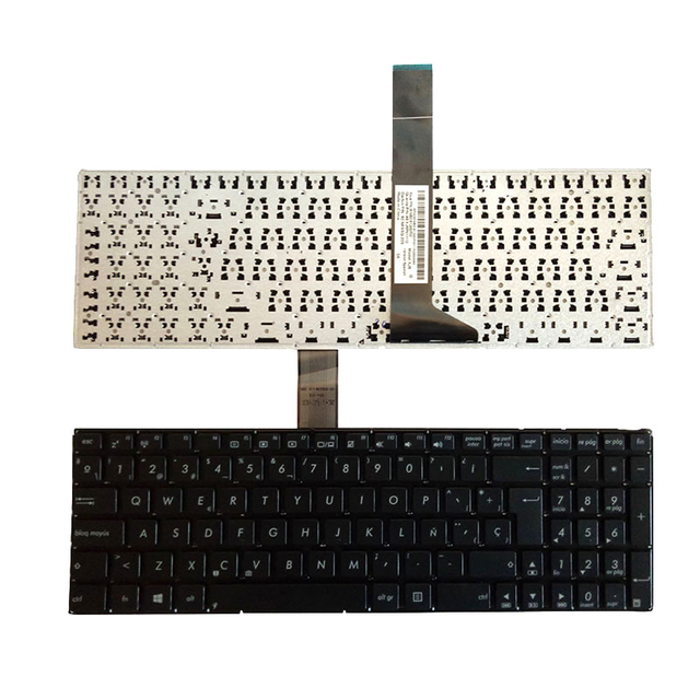 Nuevo teclado español para Asus X550 F550 K550 R510 X552 Y581 F552 A550 X550VC X550VL X550W X550WA X550WE X550Z X550ZA SP diseño