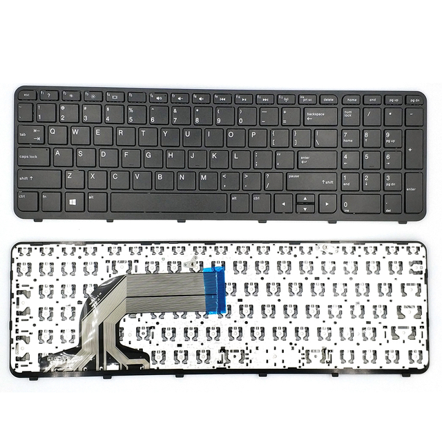 Para HP ProBook 350 G1 con marco Inglés EE. UU. Pieza de repuesto para teclado de computadora portátil