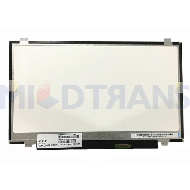 HB140WX1-301 HB140WX1 301 NUEVA Pantalla de laptop 14.0 LED 30 Pin Brand Pantalla 1366*768