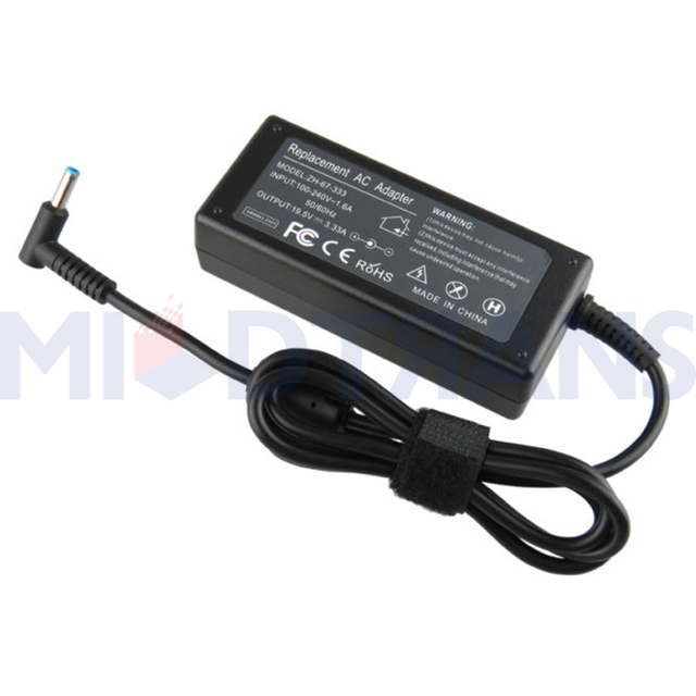 Para HP 19.5V 3.33A 4.5*3.0 mm 65W Adaptador de computadora portátil