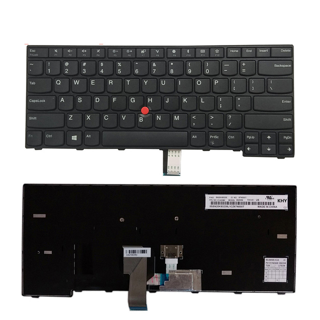 Teclado para computadora portátil de EE. UU. Nuevo para Lenovo IBM ThinkPad Edge E470 Diseño de teclado de EE. UU.