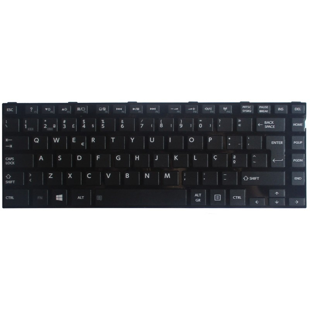 Precio de fábrica para Toshiba C800 BR Diseño de diseño portátil portátil Reemplazo de teclado