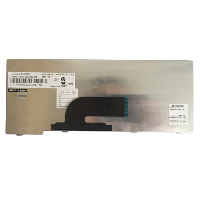 Teclado inglés de EE. UU. Para Lenovo S10-2 Teclado para computadora portátil Nuevo