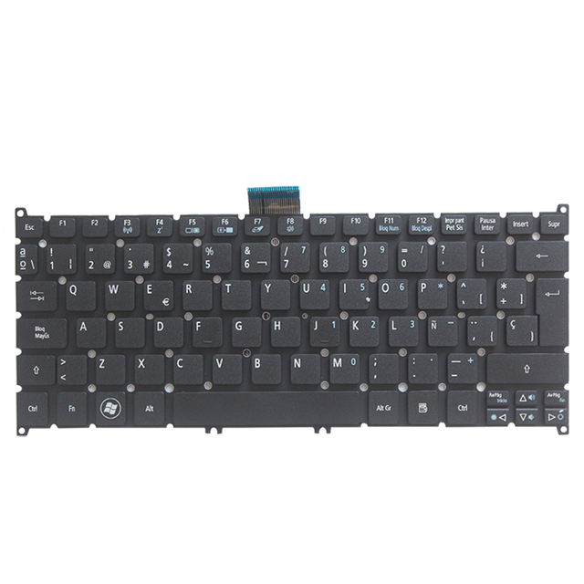 Nuevo teclado de ordenador portátil español para Acer Aspire S3 S3-331 S3-391 S3-951 S3-371 S5 S5-391 S5-951 SP teclado