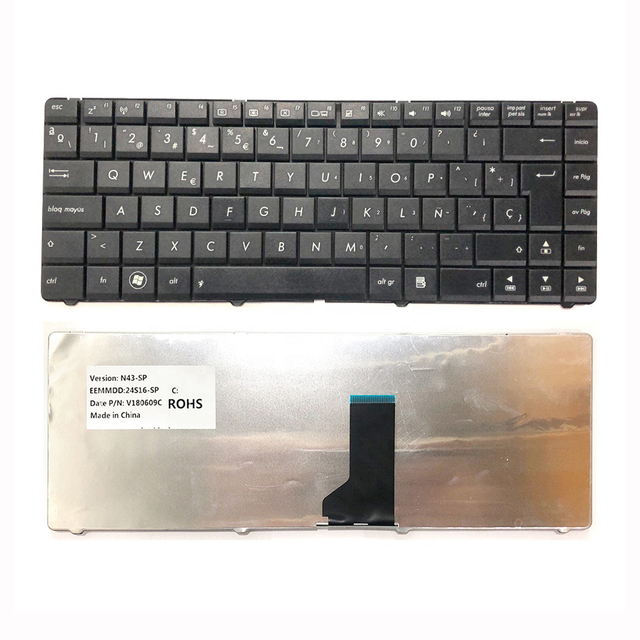Teclado español para portátil ASUS A42 A83 K42 K43 N43 N82 U30 UL80 X42 X44 U32 U35 U41 SP teclado
