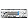 Teclado para computadora portátil de EE. UU. Para HP Probook 450 G1 Teclado en inglés con marco
