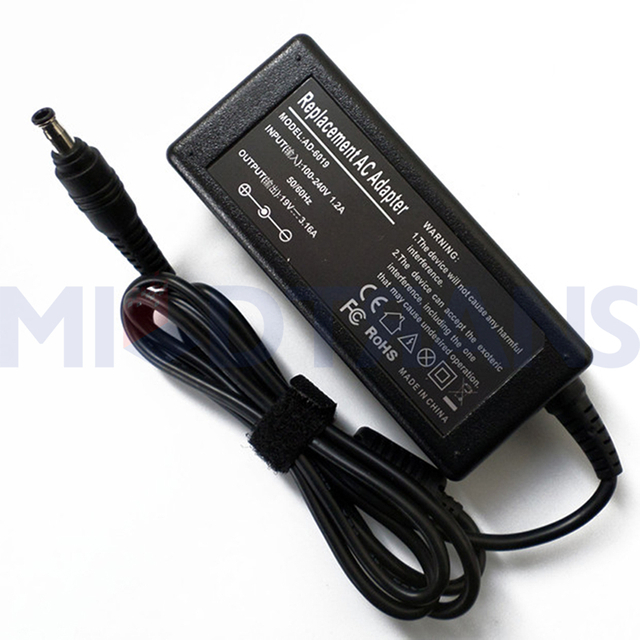 Para Samsung 19v 3.16a 5.5*3.0 mm cargador de laptop