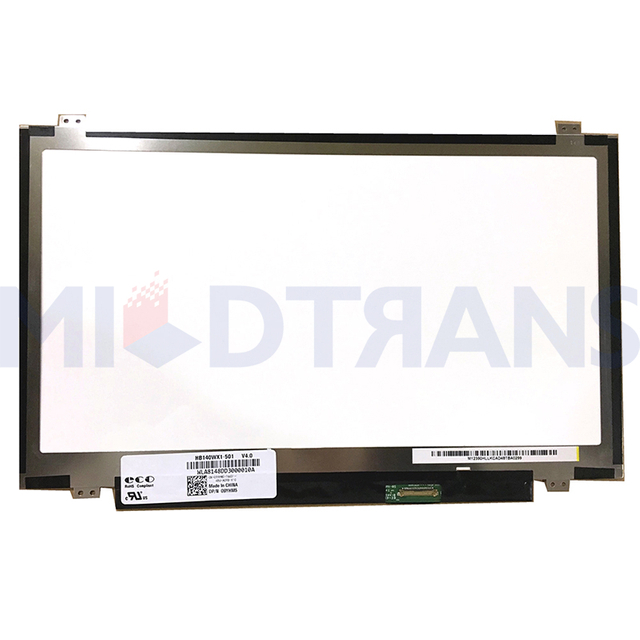 HB140WX1-501 HB140WX1 501 14.0 pulgadas Slim EDP Reemplazo de pantalla Lasptop