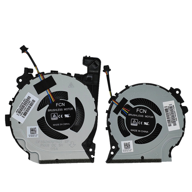 Para HP 15-CX 15-CX0XX 15-CX0010CA 15-CX0071NR 15-CX0049NR TPNC133 CPU portátil y ventilador de enfriamiento de GPU
